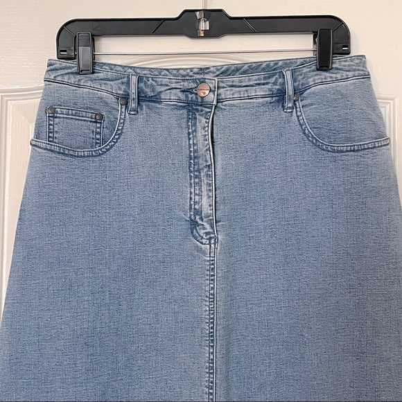 Blue Willi’s Blue Jean Maxi Skirt with Front Panel, Size EU 38 - Picture 2 of 11